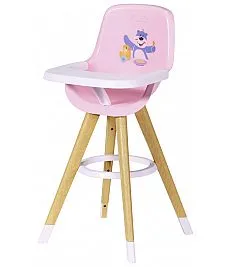 Zapf Baby Born leseni stolček za hranjenje