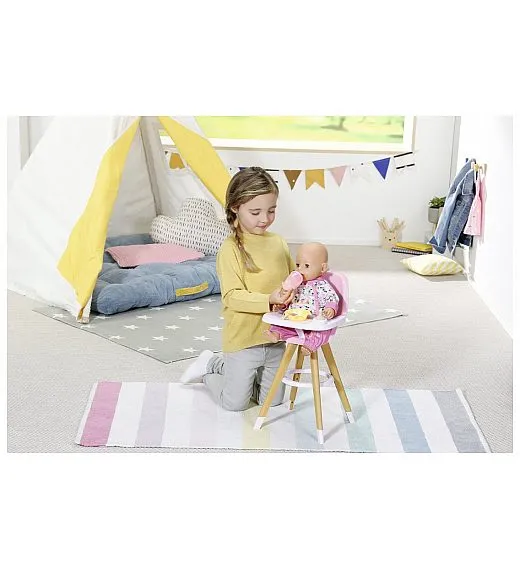 Drvena visoka stolica Zapf Baby Born Zapf Baby Born