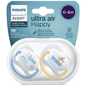 Avent SCF080/01 duda varalica - silikon ultra air, 0-6m, m, mama/čoln, 2/1