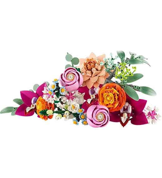 LEGO® Botanicals 10342 Čudovit šopek z rožnatimi cvetovi Lego