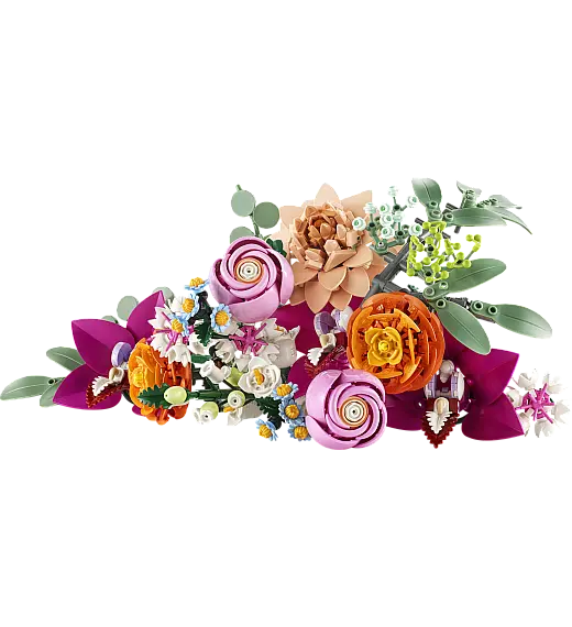 LEGO® Botanicals 10342 Čudovit šopek z rožnatimi cvetovi Lego