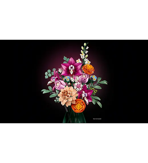 LEGO® Botanicals 10342 Čudovit šopek z rožnatimi cvetovi Lego