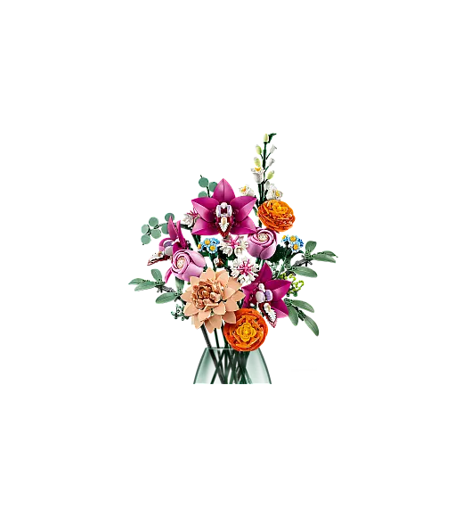LEGO® Botanicals 10342 Čudovit šopek z rožnatimi cvetovi Lego