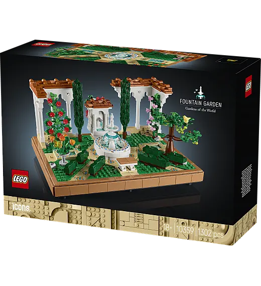 Kocke Icons Vrt s fontanom 10359 Lego