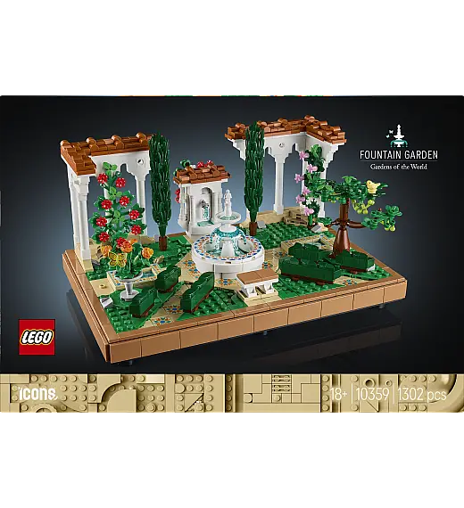 Kocke Icons Vrt s fontanom 10359 Lego