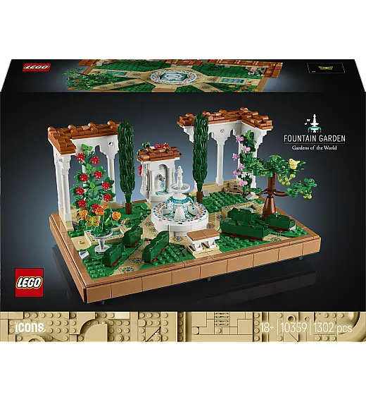 Kocke Icons Vrt s fontanom 10359 Lego