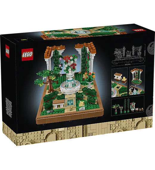 Kocke Icons Vrt s fontanom 10359 Lego