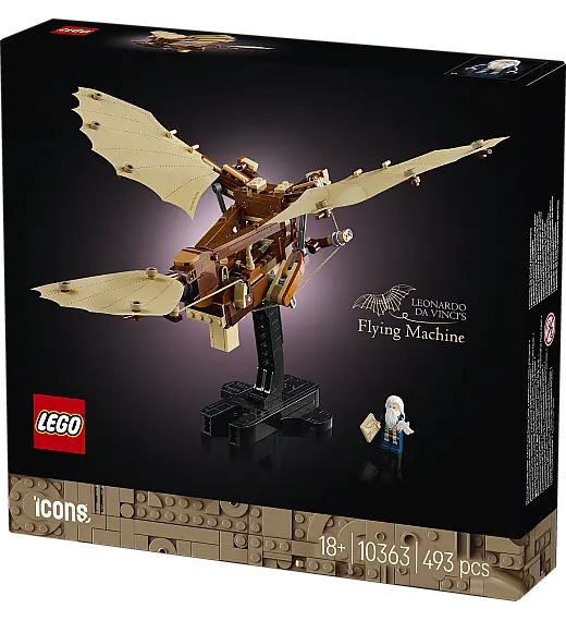 Kocke Icons Leteći stroj Leonarda da Vincija 10363 Lego