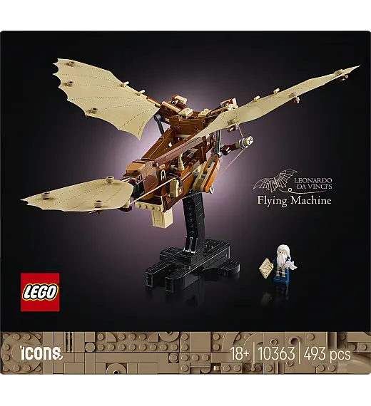 Kocke Icons Leteći stroj Leonarda da Vincija 10363 Lego