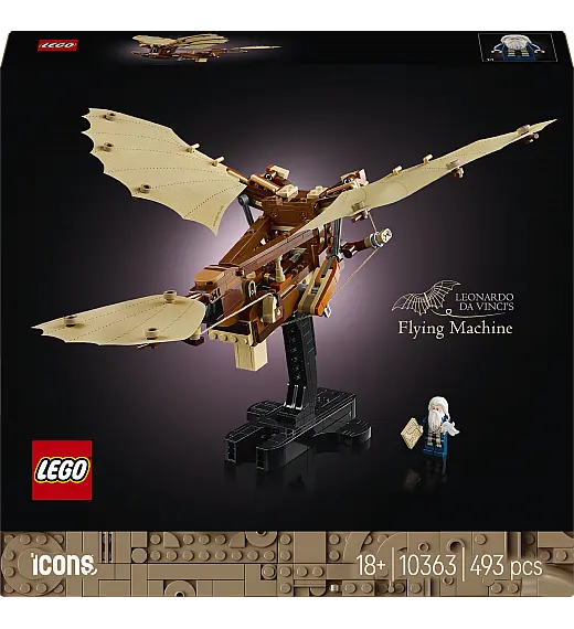 Kocke Icons Leteći stroj Leonarda da Vincija 10363 Lego