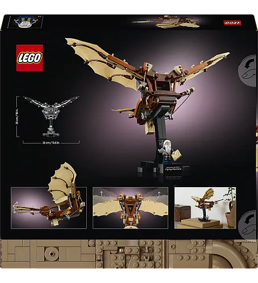 Kocke Icons Leteći stroj Leonarda da Vincija 10363 Lego