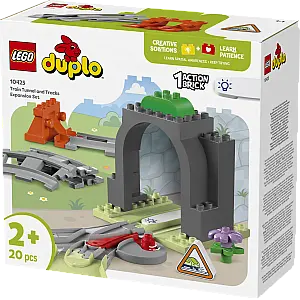 Kocke Duplo Razširitveni komplet železniški predor in tiri 10425