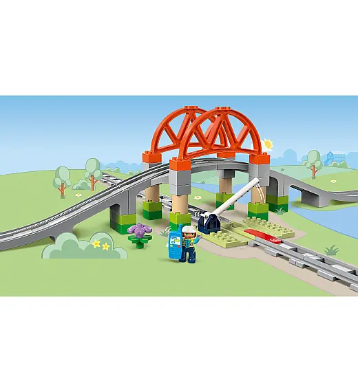 Kocke Duplo Proširenja: željeznički most i tračnice 10426 Lego