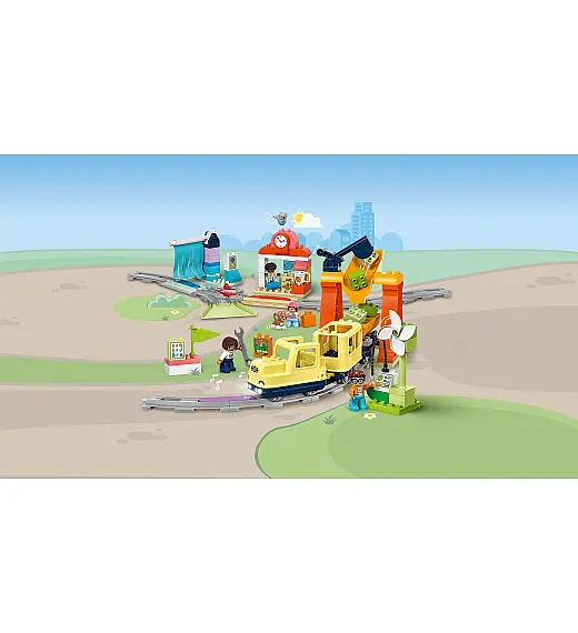 Kocke  Duplo Velik interaktiven skupni vlak 10428 Lego