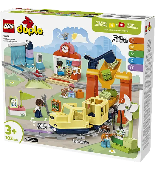 Kocke  Duplo Velik interaktiven skupni vlak 10428 Lego