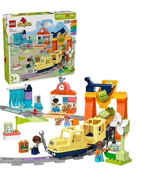 Kocke  Duplo Velik interaktiven skupni vlak 10428 Lego