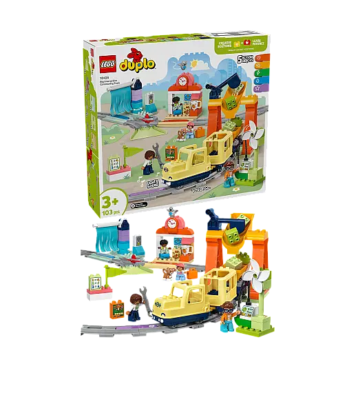 Kocke  Duplo Velik interaktiven skupni vlak 10428 Lego