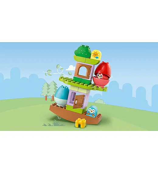Kocke Duplo Drevo za skladanje in uravnovešanje 10440 Lego