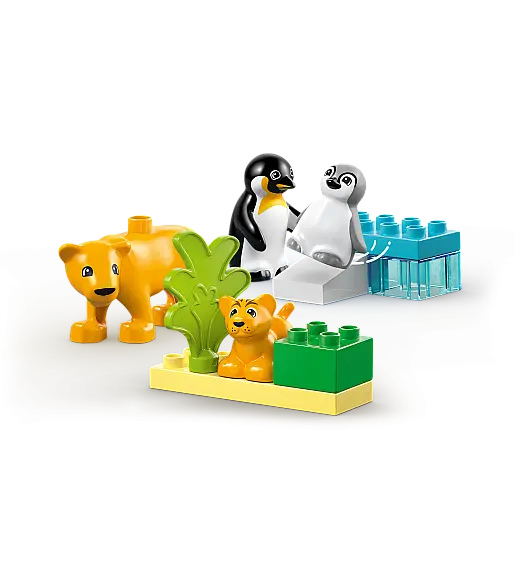 Kocke Duplo Obitelji divljih životinja: pingvini i lavovi 10442 Lego