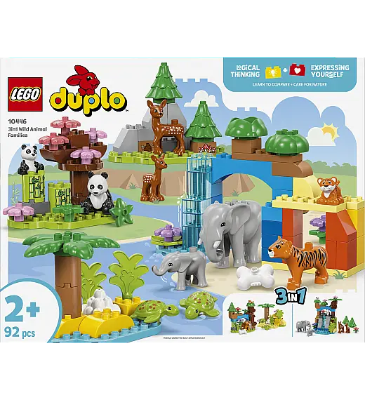 Kocke Duplo Družine divjih živali 3v1 10446 Lego