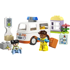 Kocke Duplo Rešilni avto in voznik 10447