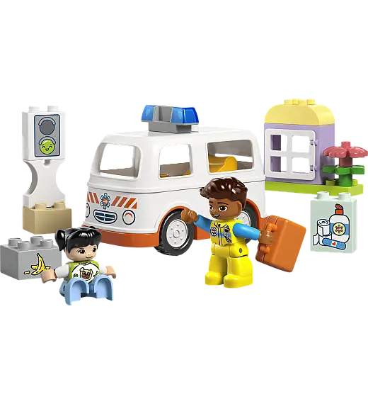 Kocke Duplo Rešilni avto in voznik 10447 Lego