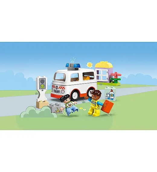 Kocke Duplo Rešilni avto in voznik 10447 Lego