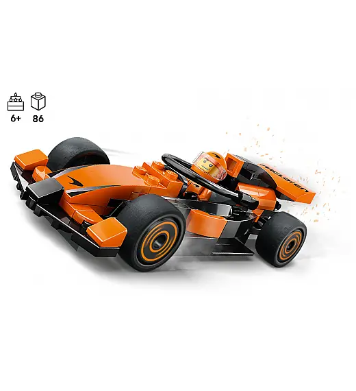 Lego® City 60442 Voznik F1® z dirkalnikom McLaren Lego