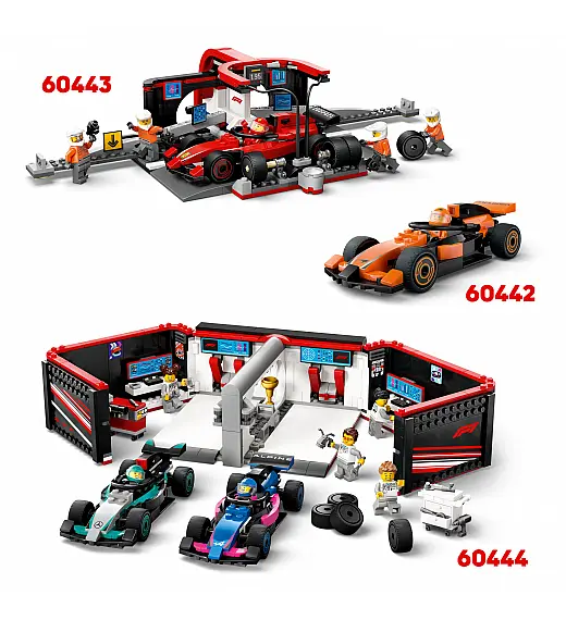 Lego® City 60442 Voznik F1® z dirkalnikom McLaren Lego