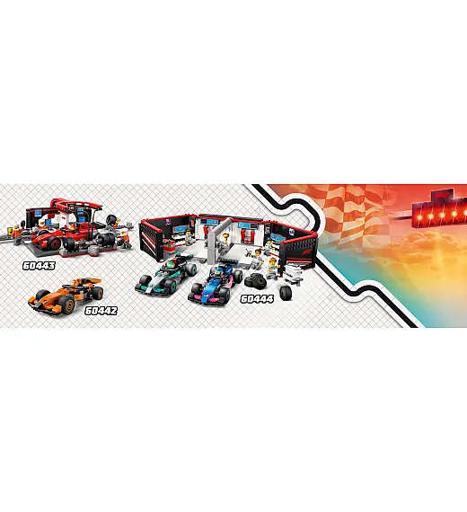Lego® City 60442 Voznik F1® z dirkalnikom McLaren Lego