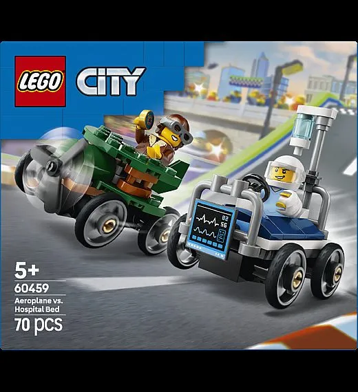 Lego® City 60459 Paket dirkalnih vozil letalo proti bolniški postelji Lego