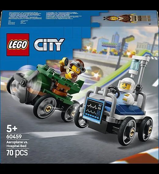 Lego® City 60459 Paket dirkalnih vozil letalo proti bolniški postelji Lego