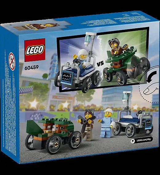 Lego® City 60459 Paket dirkalnih vozil letalo proti bolniški postelji Lego