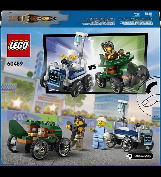 Lego® City 60459 Paket dirkalnih vozil letalo proti bolniški postelji Lego