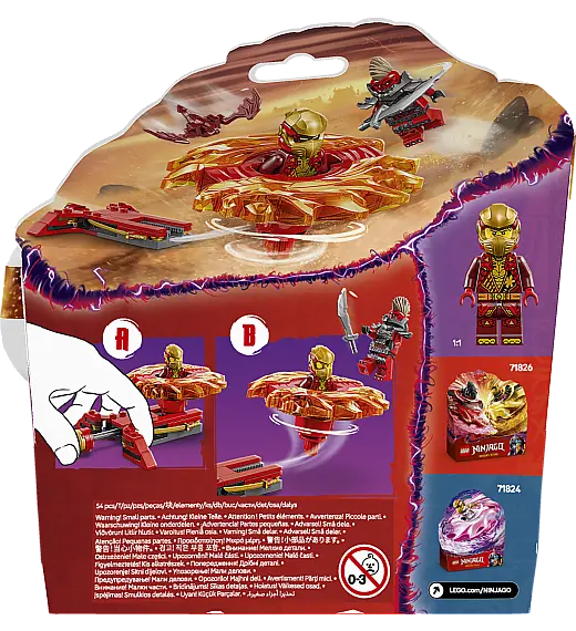 Kocke Ninjago Kaijev zvrk za zmajski Spinjitzu 71823 Lego