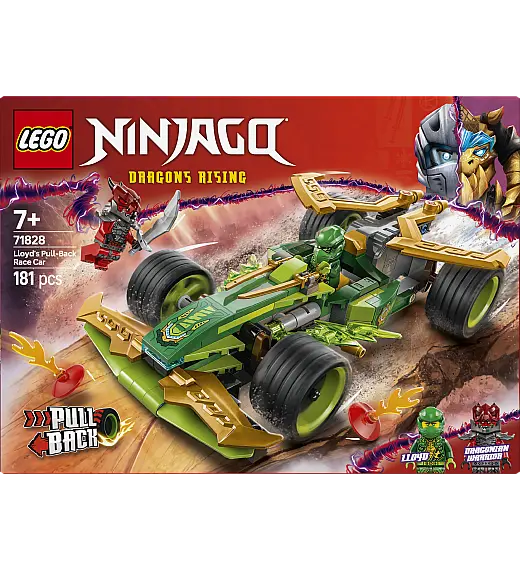 Kocke Ninjago Lloydov trkaći auto na povlačenje 71828 Lego