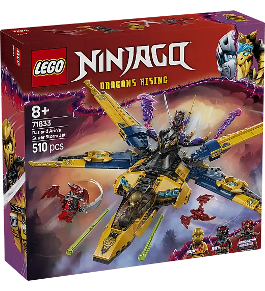 Kocke Ninjago Rasov i Arinov olujni supermlažnjak 71833 Lego