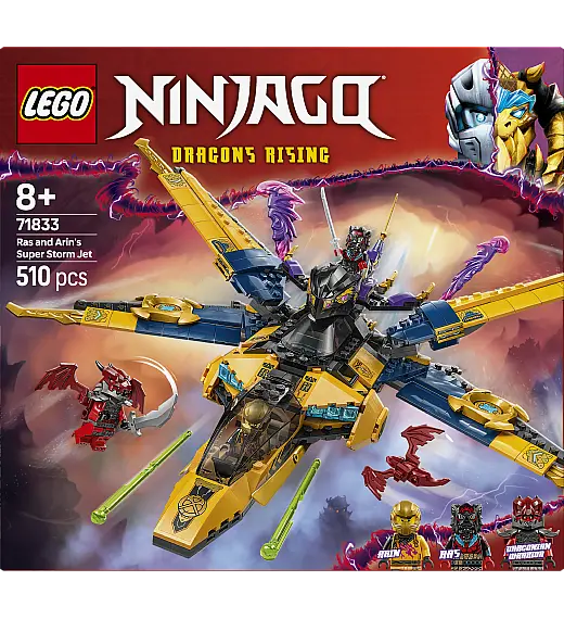 Kocke Ninjago Rasov i Arinov olujni supermlažnjak 71833 Lego