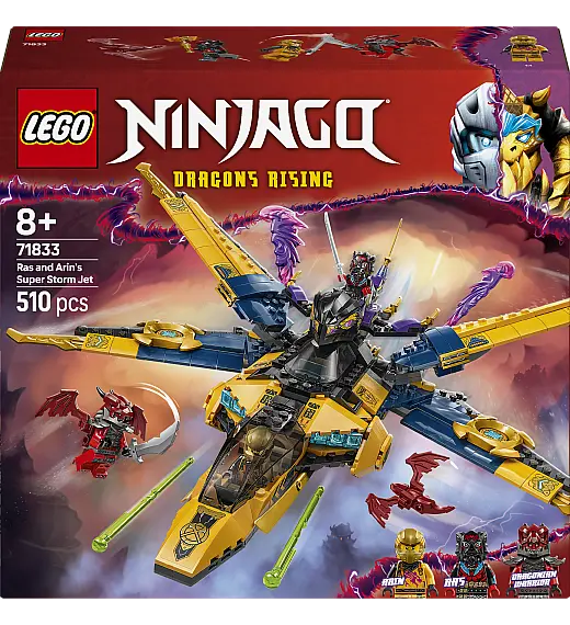 Kocke Ninjago Rasov i Arinov olujni supermlažnjak 71833 Lego