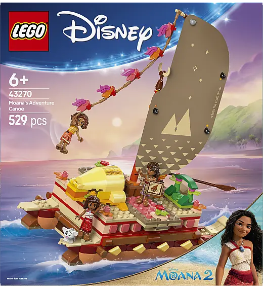 Kocke Disney Princess Vaianina pustolovščina s kanujem 43270 Lego