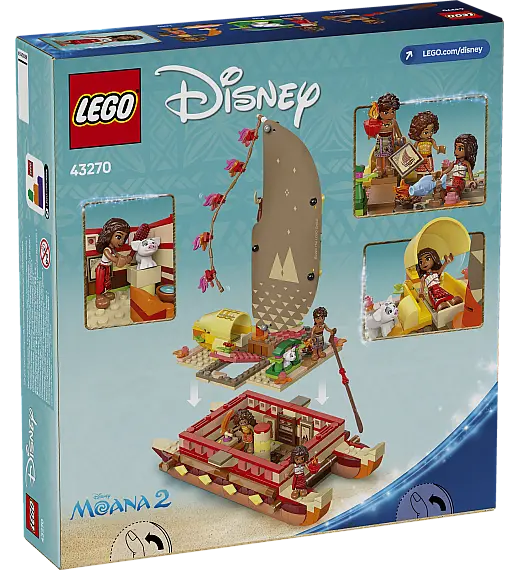 Kocke Disney Princess Vaianina pustolovščina s kanujem 43270 Lego