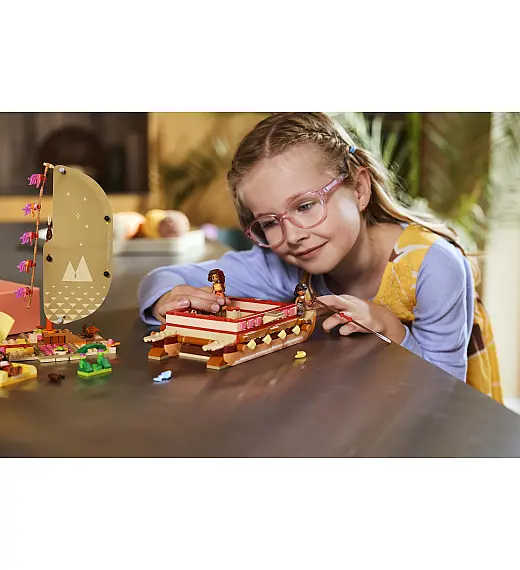 Kocke Disney Princess Vaianina pustolovščina s kanujem 43270 Lego