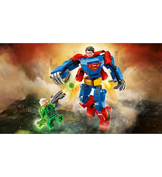 Lego® Super Heroes 76302 Supermanov™ robotski oklep proti Lexu Luthorju™ Lego