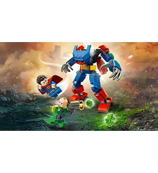 Lego® Super Heroes 76302 Supermanov™ robotski oklep proti Lexu Luthorju™ Lego
