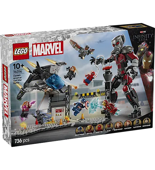 Kocke Super Heroes Bitka iz filma Kapetan Amerika: Građanski rat 76314 Lego