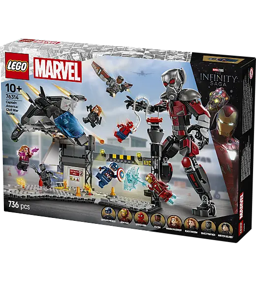 Kocke Super Heroes Bitka iz filma Kapetan Amerika: Građanski rat 76314 Lego