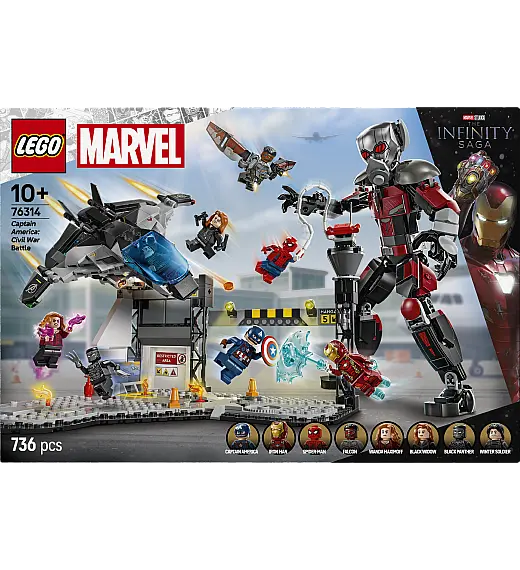 Kocke Super Heroes Bitka iz filma Kapetan Amerika: Građanski rat 76314 Lego
