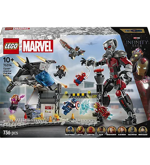 Kocke Super Heroes Bitka iz filma Kapetan Amerika: Građanski rat 76314 Lego