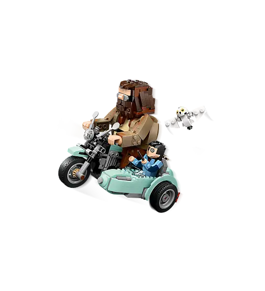 Kocke Harry Potter Hagridova™ in Harryjeva vožnja z motornim kolesom 76343 Lego