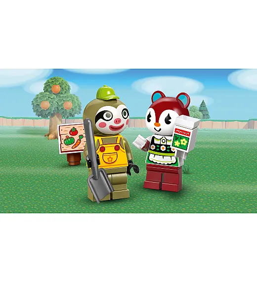 Kocke Animal Crossing Leif s svojo prikolico in vrtnarsko trgovino 77054 Lego
